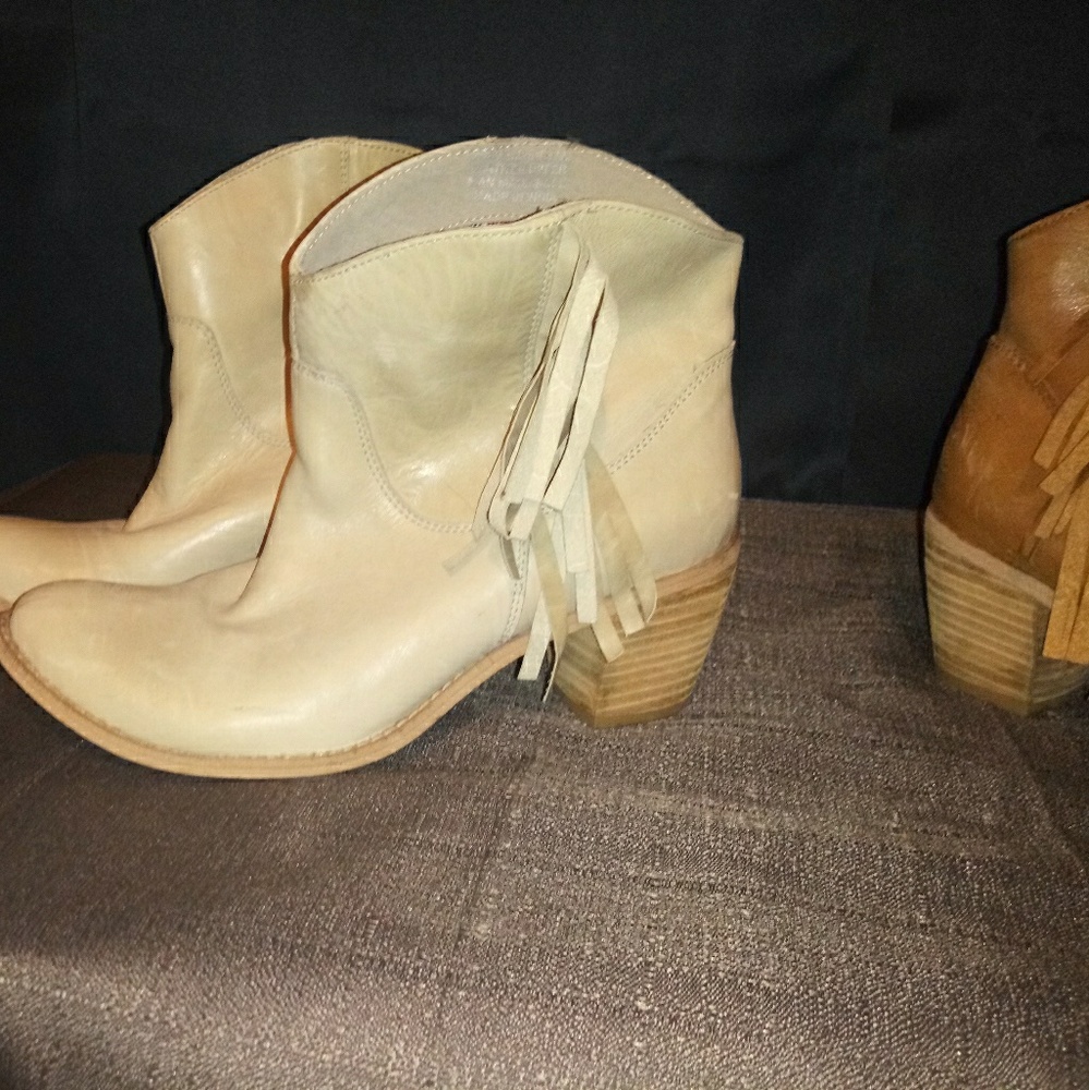 2 pair of diba ankle boots.